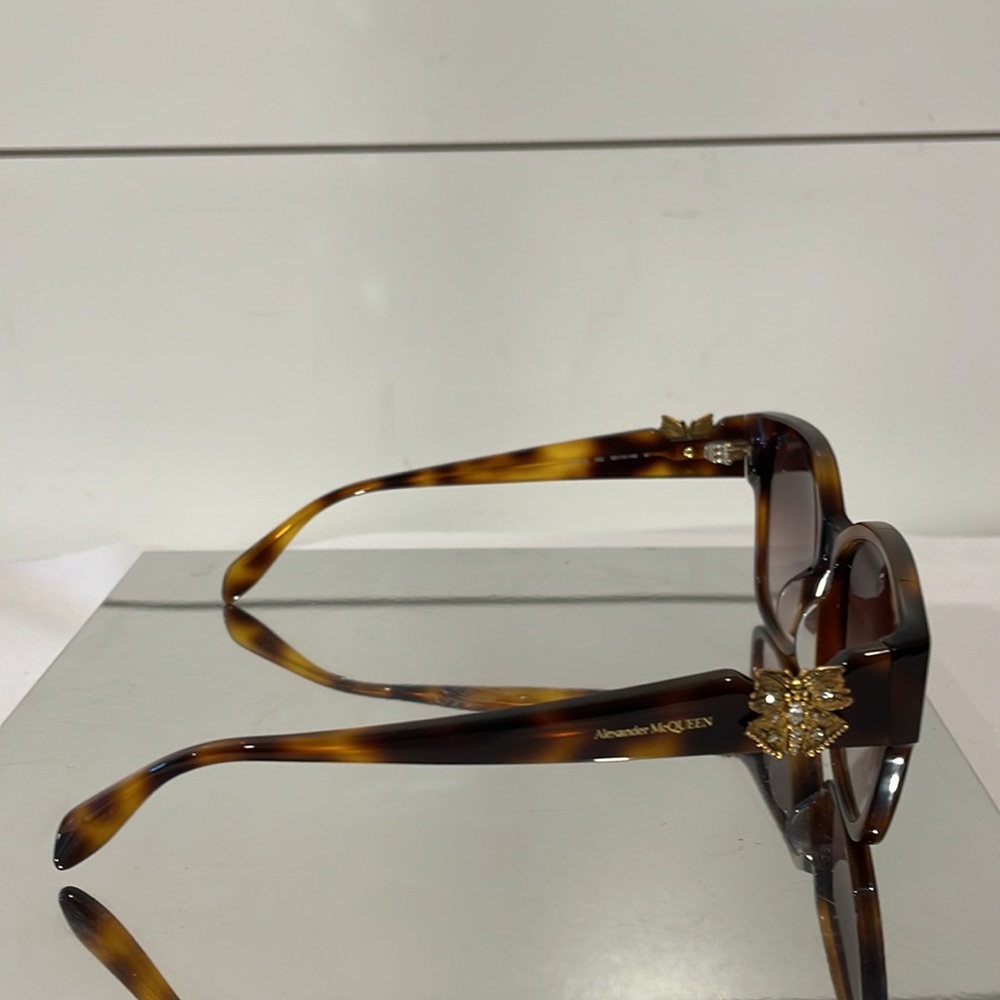 ALEXANDER MCQUEEN BUTTERFLY AM0370S-002 WOMEN'S SUNGLASSES - Picture 9 of 12